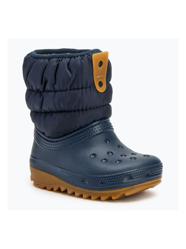 Детски ботуши за сняг Crocs Classic Neo Puff Boot Toddler navy/gum