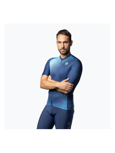 Мъжко колоездачно трико Alé Optical blue