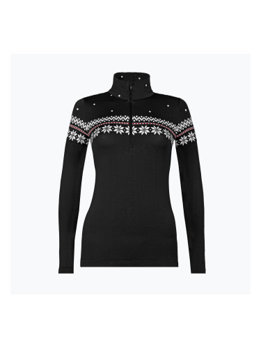 Дамски термо суитшърт Newland Hilde Half Zip black/white