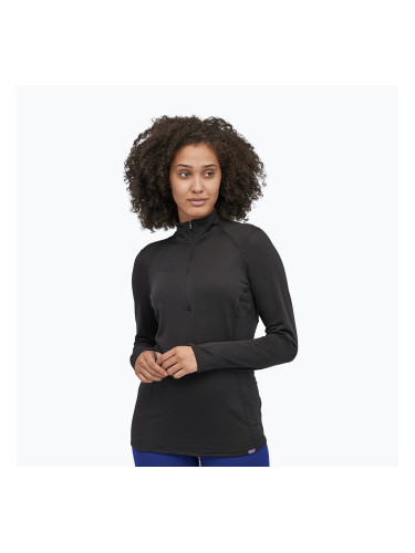 Дамски суитшърт Patagonia Cap Termal Weight Zip Neck black