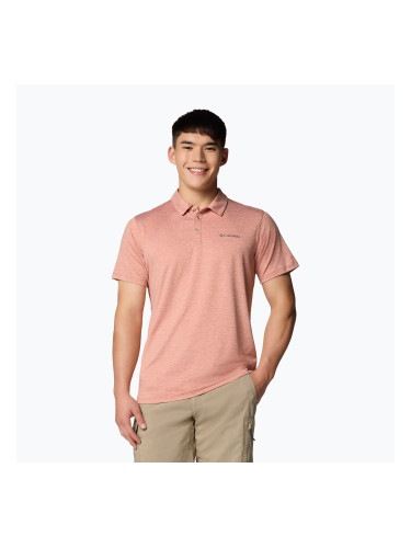 Мъжка тениска Columbia Tech Trail Utility Polo tuscan heather
