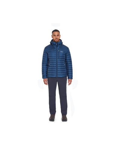 Мъжко пухено яке Rab Microlight Alpine tempest blue