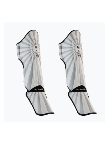 Протектори за пищяли и стъпала Bushido Japan, бели Sp-10V3-XL