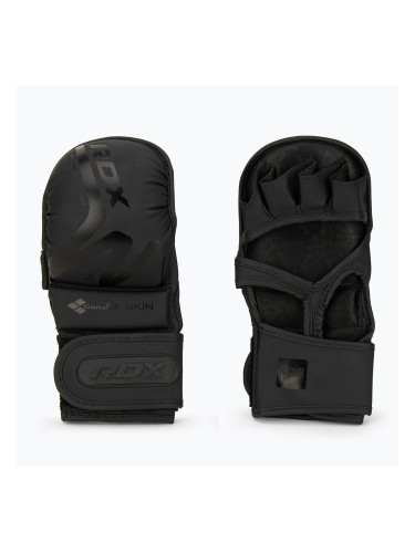 RDX T15 Noir Hybrid матово черни ръкавици за граплинг