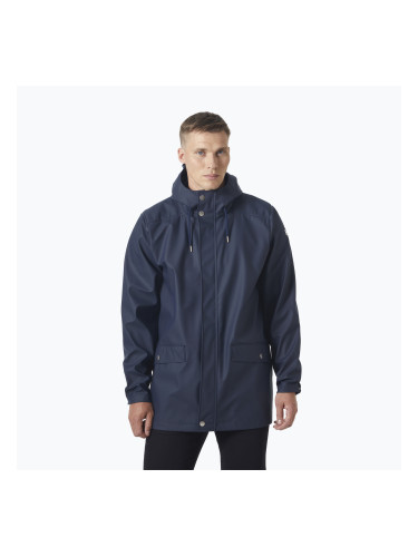 Мъжко дълго яке за дъжд Helly Hansen Moss Rain Coat navy