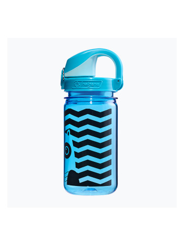 Nalgene On The Fly Kids 355 ml синя бутилка с трицветна сова