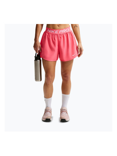 Дамски шорти за тренировки Nike Pro Dri-Fit Mid-Rise Brief-Lined 3“ sea coral/white