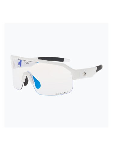 Слънчеви очила GOG Thor C матово бяло/черно/рефлексно синьо