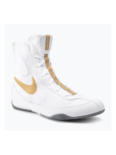 Боксови обувки Nike Machomai 2 бяло/златно