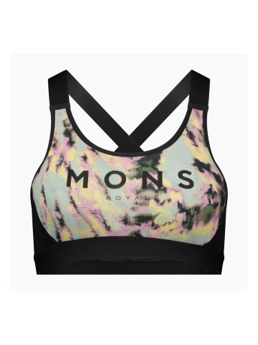 Mons Royale Stella Merino X-Back термо сутиен черен