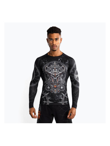 Мъжки рашгард с дълъг ръкав Venum Gladiator 5.0 black/silver