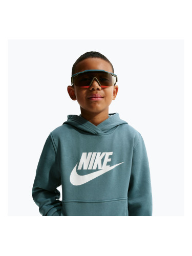 Детски суитшърт Nike Club Fleece Hoodie mineral slate/white