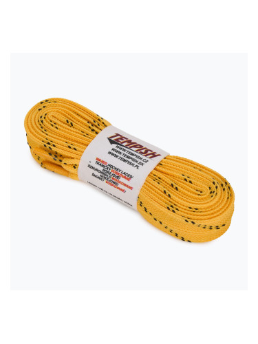 Връзки за кънки Tempish Hockey Waxed yellow