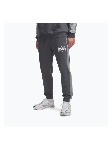 Мъжки панталони за тренировка Under Armour Rival Fleece Colorblock castlerock/mod grey/white
