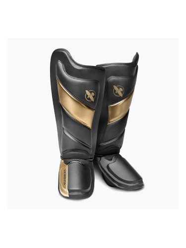 Hayabusa T3 Striking Shin Guards black/gold T3SSG