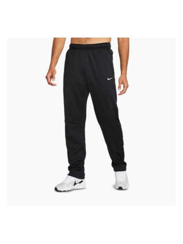 Мъжки панталони за тренировка Nike Therma-FIT Open Hem black/black/white