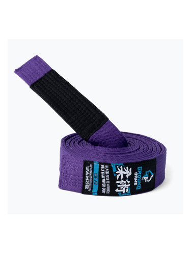 Мъжки колан за бразилско жиу-житцу Ground Game лилав GIBELTPUR01