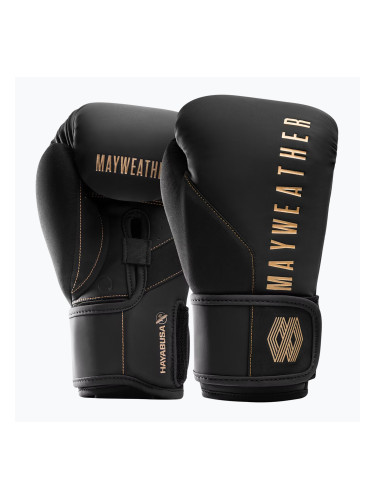 Hayabusa Mayweather Champ черни/златни боксови ръкавици