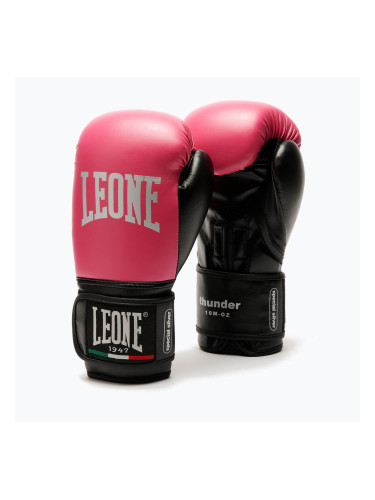 Детски боксьорски ръкавици LEONE 1947 Thunder Jr fuchsia