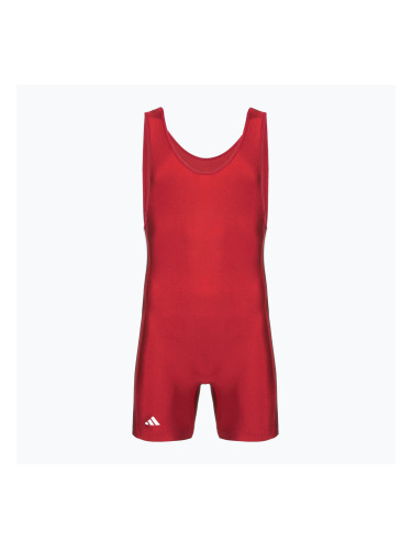 Мъжки гащеризон adidas 3 Stripe Singlet red/white