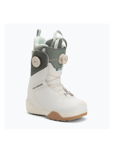 Дамски обувки за сноуборд Salomon Kiana Dual Boa W vanilla ice/agave green/clearly aqua