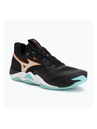 Обувки за волейбол Mizuno Wave Momentum Elite black/tangelo/ice green
