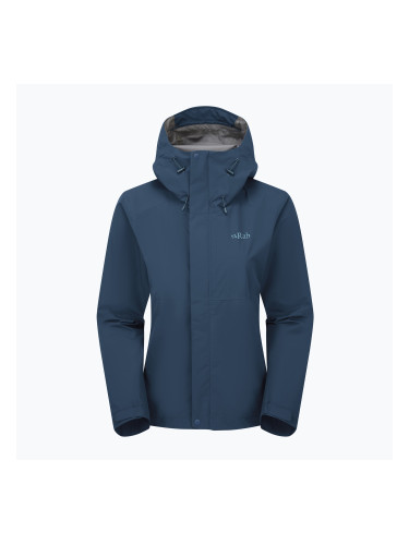 Дъждобран за жени Rab Downpour tempest blue