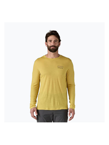 Мъжки панталон Patagonia Cap Cool Merino Blend Longsleeve Graphic fitz roy strata/bundle green