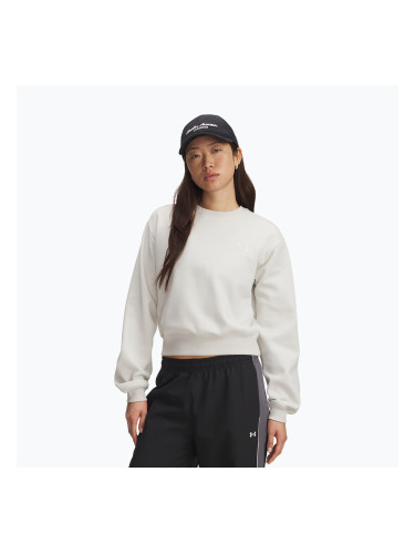 Дамски суитшърт за тренировка Under Armour Icon Vida Fleece Crew summit white/summit white