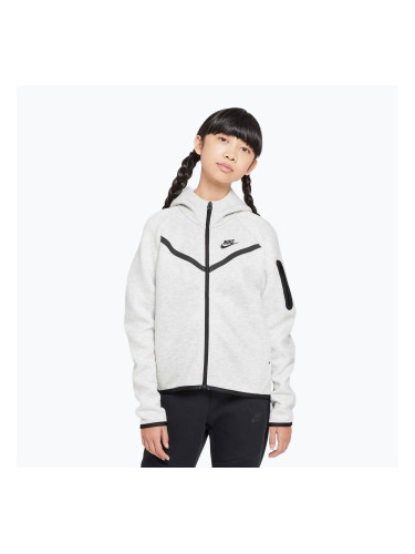 Детски суитшърт Nike Sportswear Tech Fleece light grey/heather/black/black