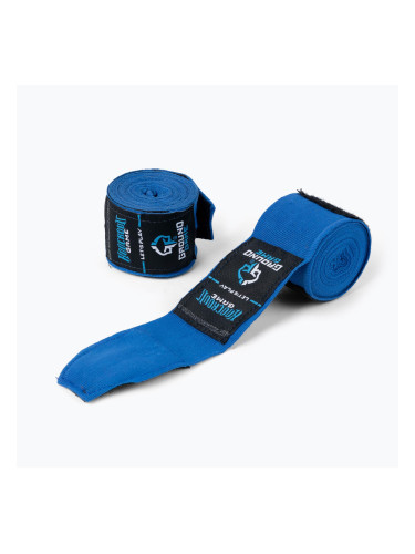 GroundGame Класически боксови превръзки сини HANDWRCLBLUE