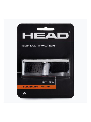 HEAD Softac Traction Обвивка за тенис черна 285029