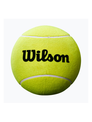 Wilson Roland Garros Mini Jumbo 5" жълта топка за тенис с автограф