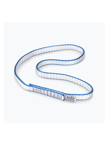 Примка за катерене Climbing Technology Looper Dy 30 cm white/blue