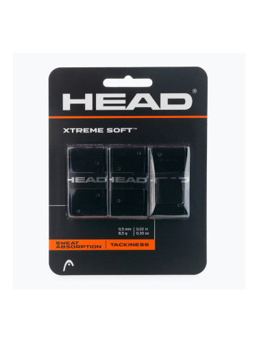 HEAD Xtremesoft Grip тенис обвивка черна 285104