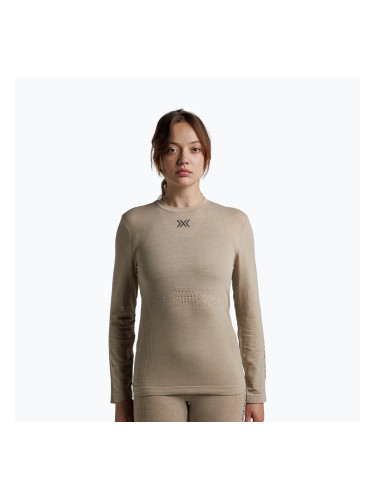 Дамска термоактивна блуза с дълъг ръкав X-Bionic Mightywool sand