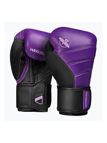 Hayabusa T3 лилави/черни боксови ръкавици