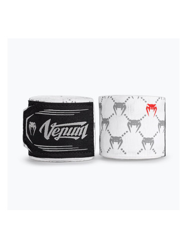 Боксови бандажи Venum Monogram Hand Wraps Advanced 250 cm white