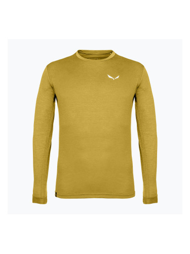 Мъжка блуза с дълъг ръкав Salewa Puez Melange Dry olive oil melange