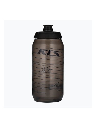 Велосипедна бутилка Kellys Kolibri 550 ml прозрачна черна