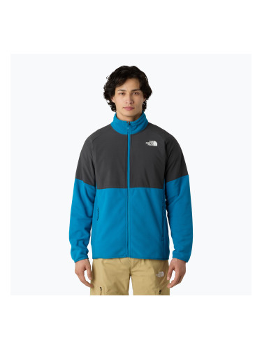 Мъжки суитшърт The North Face Glacier Heavyweight Full Zip dusk blue/asphalt grey