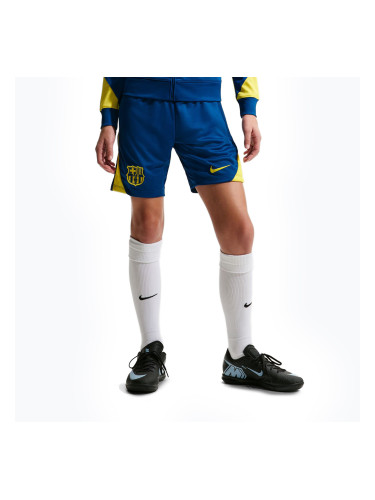 Детски футболни шорти Nike FC Barcelona Strike SE Jr gym blue/opti yellow/opti yellow