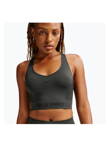 Дамска тениска Nike Pro Seamless Dri-Fit Cropped dark