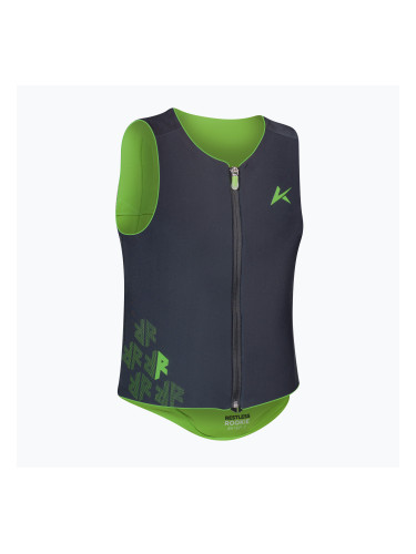 Детска предпазна жилетка Komperdell Ballistic Flex Fit Pro Jr black/green