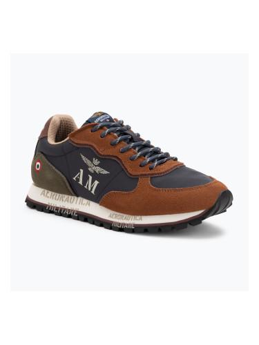 Мъжки обувки Aeronautica Militare 252SC0320UPL00313 blu navy/brown