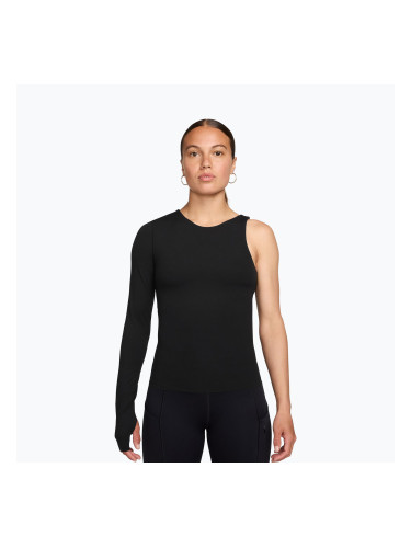 Дамска тениска за тренировка Nike Zenvy Dri-Fit One Sleeve Top black/white/cool grey