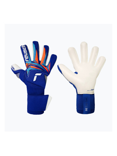 Вратарски ръкавици Reusch Attrakt Gold X NC Gravity sharp blue/white/shocking orange