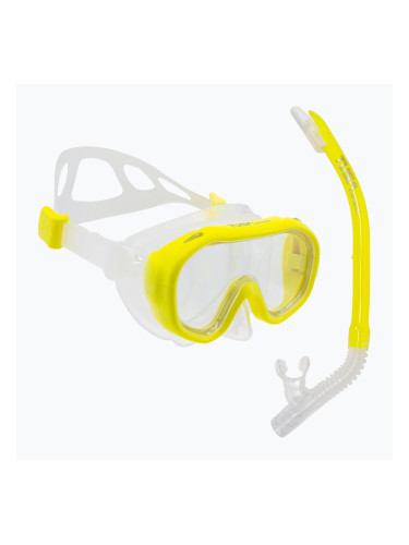 TUSA Комплект за гмуркане Маска + шнорхел Жълт UC-0211PFY
