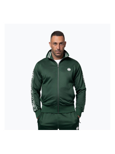 Мъжки суитшърт Pitbull Trackjacket Tape Logo Terry Group bottle green