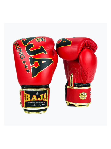 RAJA BOXING Произход Стандартна естествена кожа червени боксови ръкавици